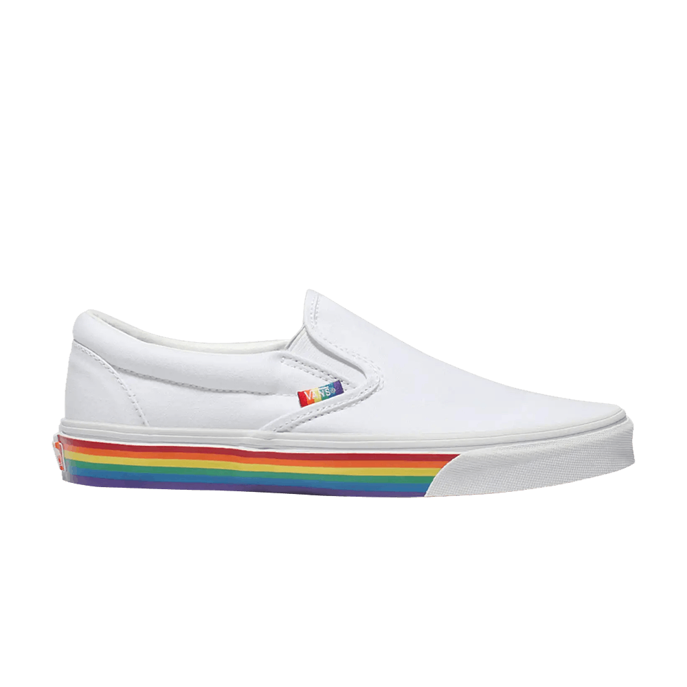 Image of Vans Classic Slip-On Rainbow Sole (VN0A38F7TKH)