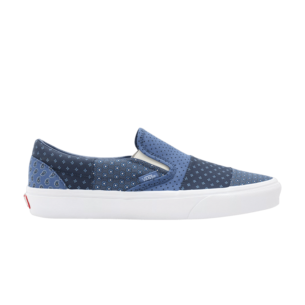 Image of Vans Classic Slip-On Tie Print Patchwork (VN0A33TB9HY)