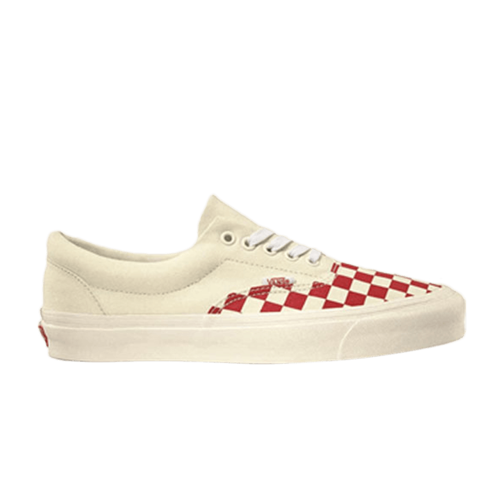 Image of Vans Era CRFT Podium Checkerboard Racing Red (VN0A3WLRVPO)