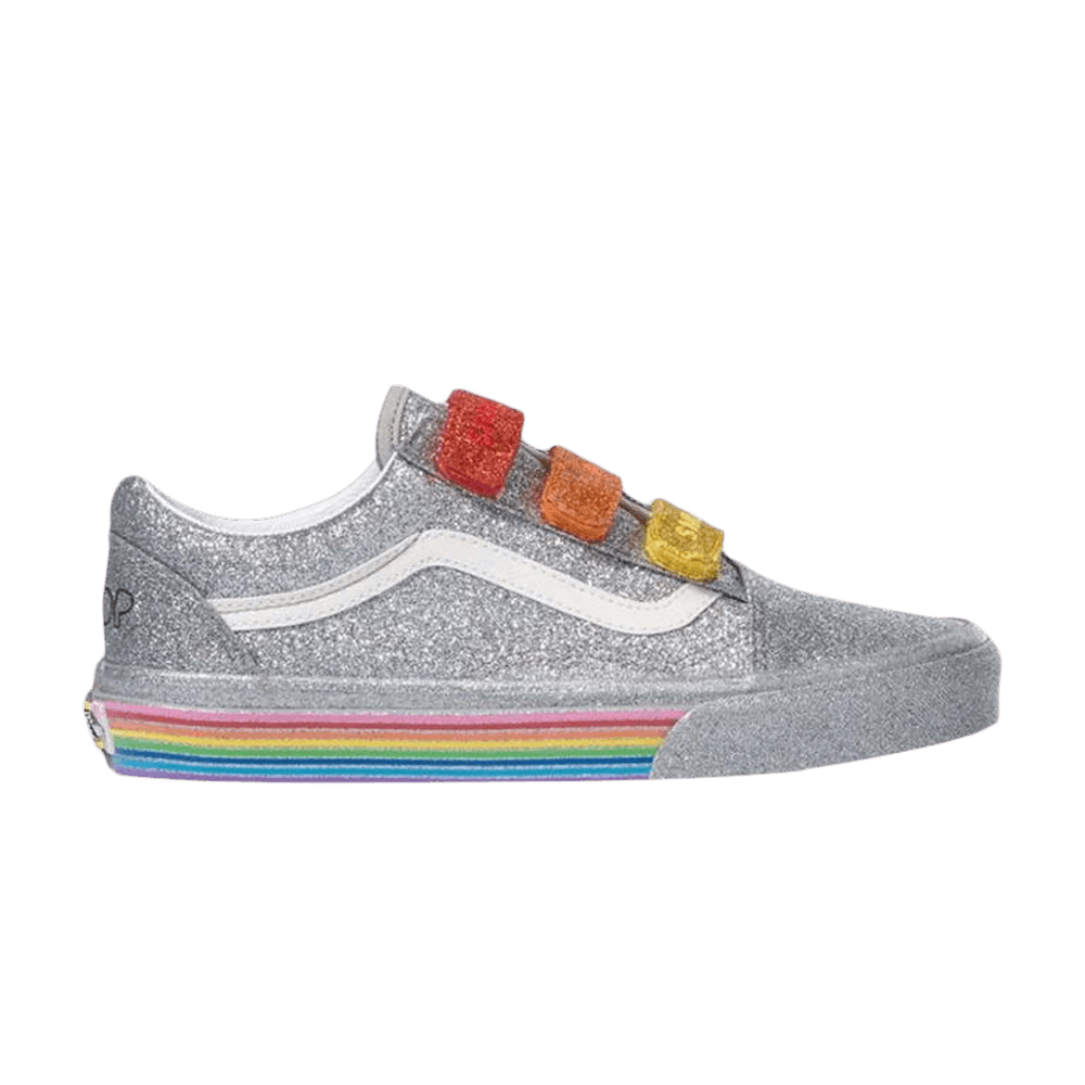 Image of Vans Flour Shop x Old Skool V Silver Rainbow (VN0A3D292TO)
