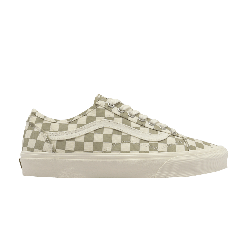 Image of Vans Old Skool Tapered Eco Theory - Checkerboard Cornstalk (VN0A54F49FO)