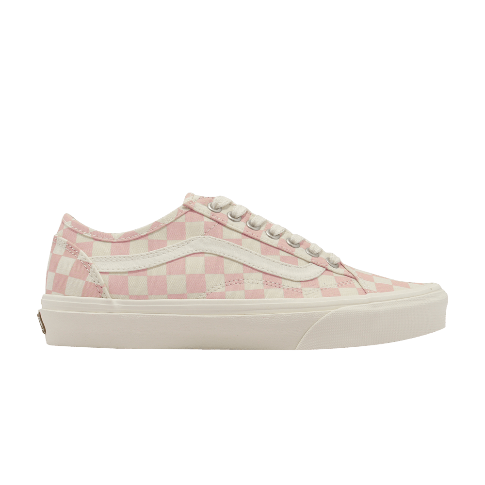 Image of Vans Old Skool Tapered Eco Theory - Checkerboard Peachy Keen (VN0A54F49FP)