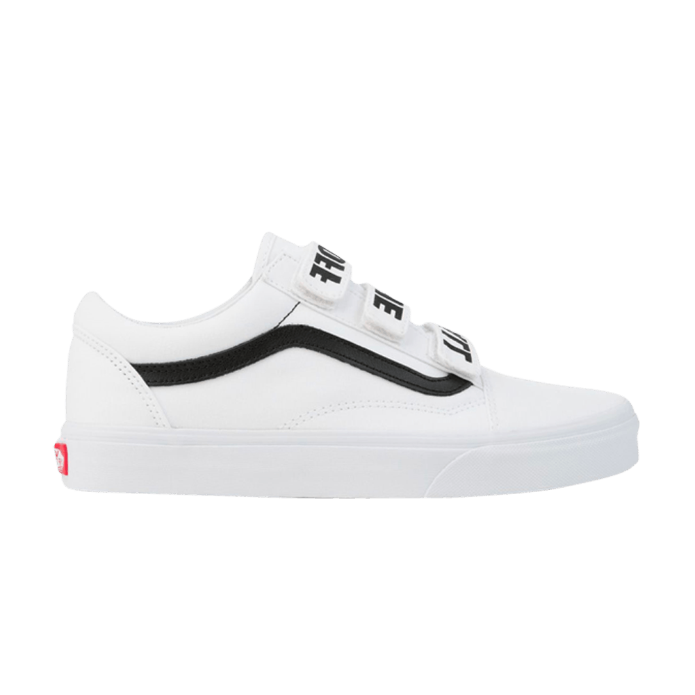 Image of Vans Old Skool V Off The Wall - White (VN0A3D29R2Q)