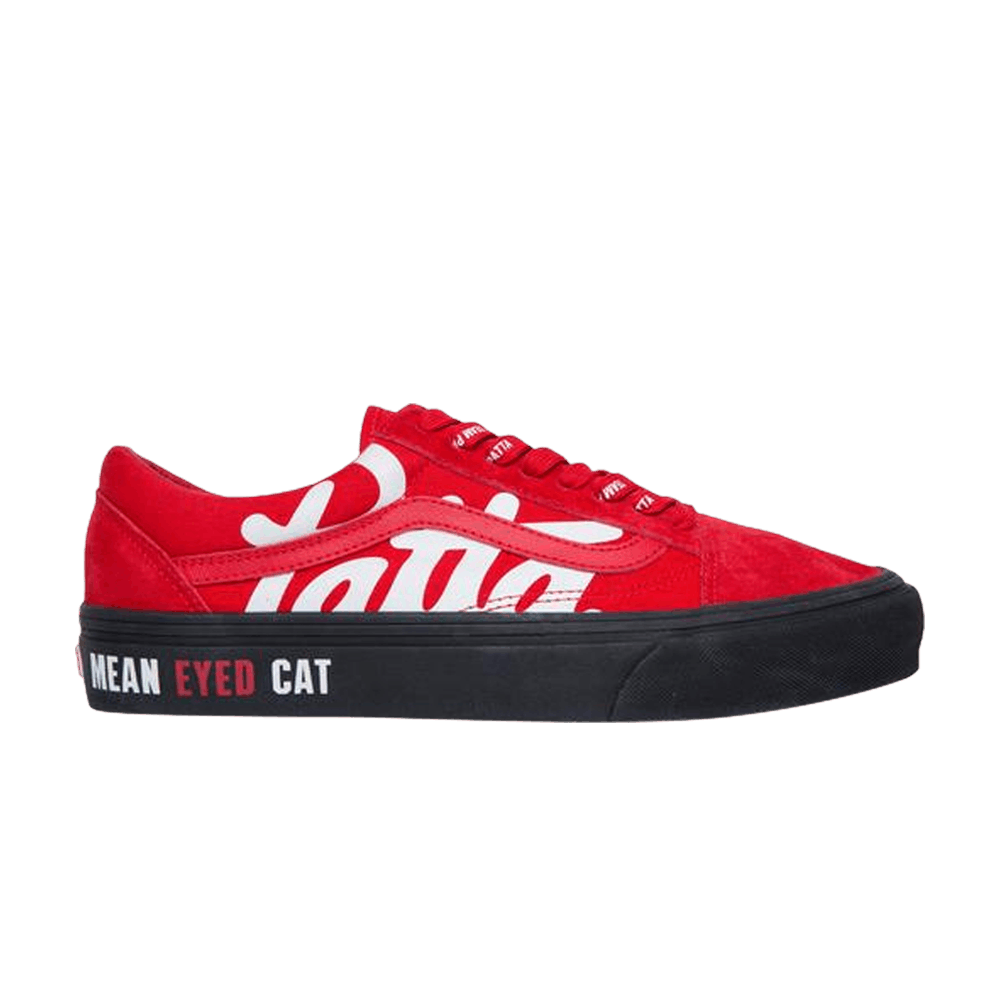Image of Vans Patta x Old Skool VLT LX Mean Eyed Cat - High Risk Red (VN0A4BVF5X8)