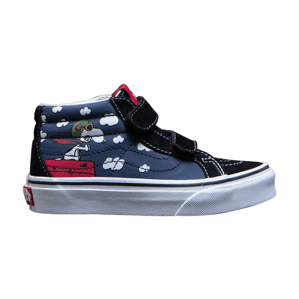 Image of Vans Peanuts x Sk8 Mid Reissue 5 Flying Ace (VN0A38GEOHK)
