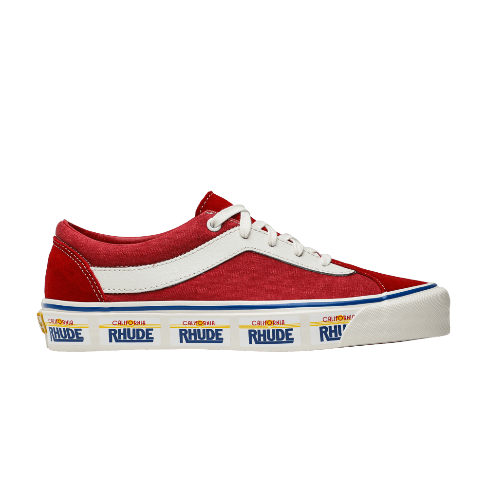 Image of Vans Rhude x Bold Ni California Plate - Red (VN0A3WLPTHE1)