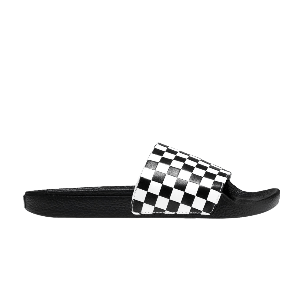 Image of Vans Slide-On Checkerboard White Black (VN0004KIIP9)