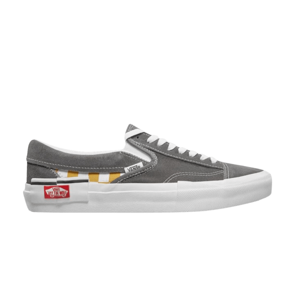 Image of Vans Slip-On CAP Checkerboard - Pewter Mango Mojito (VN0A3WM5V0D)