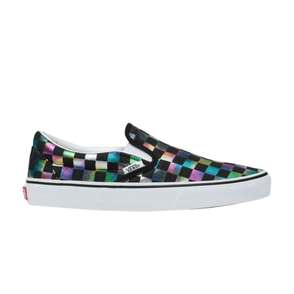 Image of Vans Slip-On Iridescent Checkerboard (VN0A4BV3SRY)