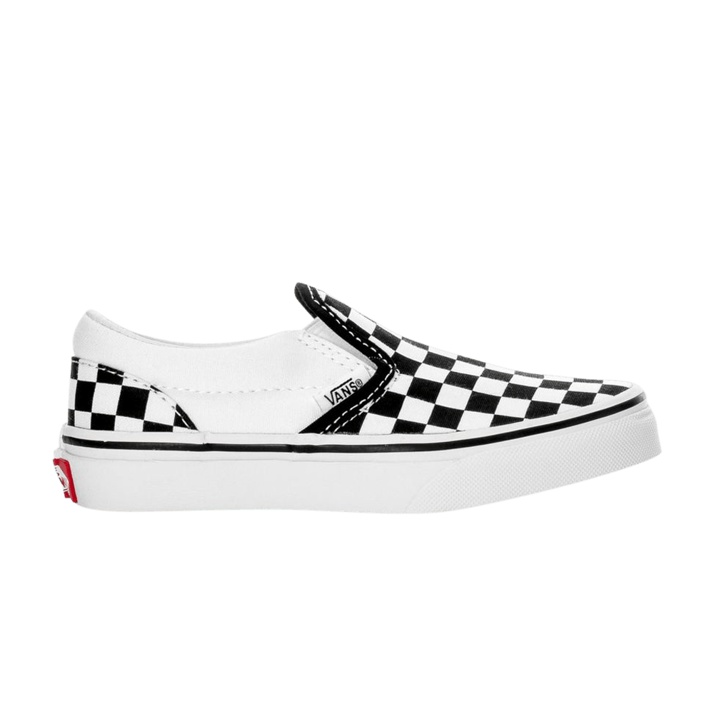 Image of Vans Slip-On Little Kids Checkerboard Black White (VN000ZBU5GU)