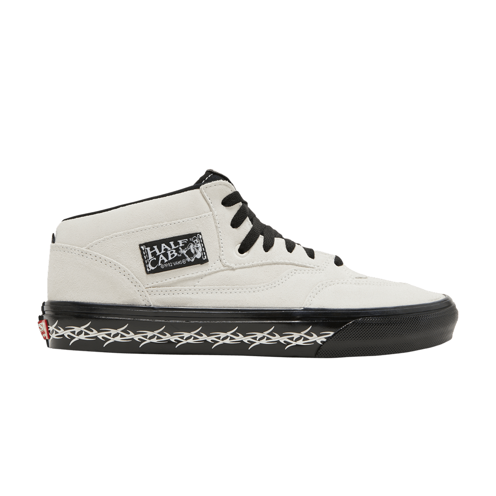 Image of Vans Supreme x Half Cab Barbed Wire - White (VN0A5KRW93B)