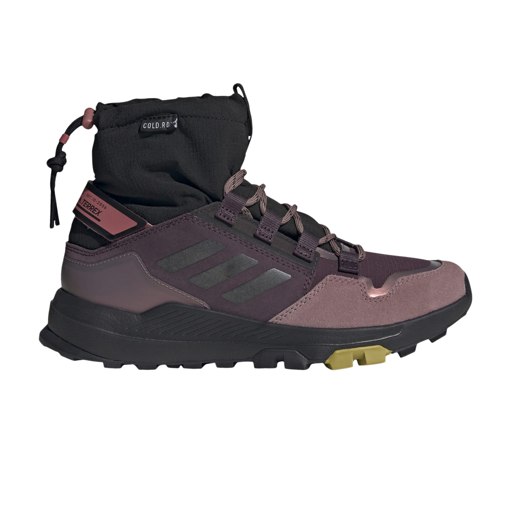 Image of Wmns Terrex Hikster Mid ColdpointRDY Shadow Maroon Purple (GY6766)