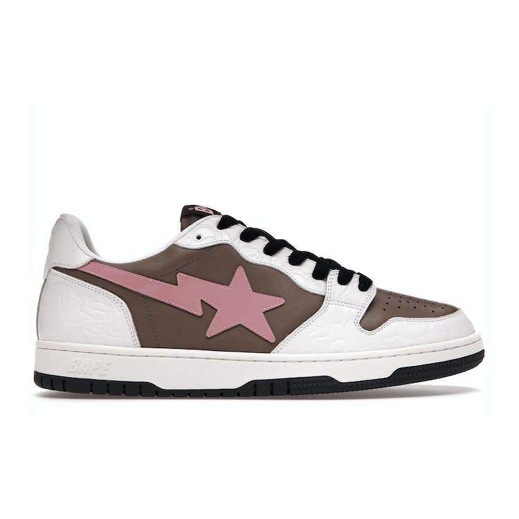 Image of A Bathing Ape Bape Court Sta Brown Pink