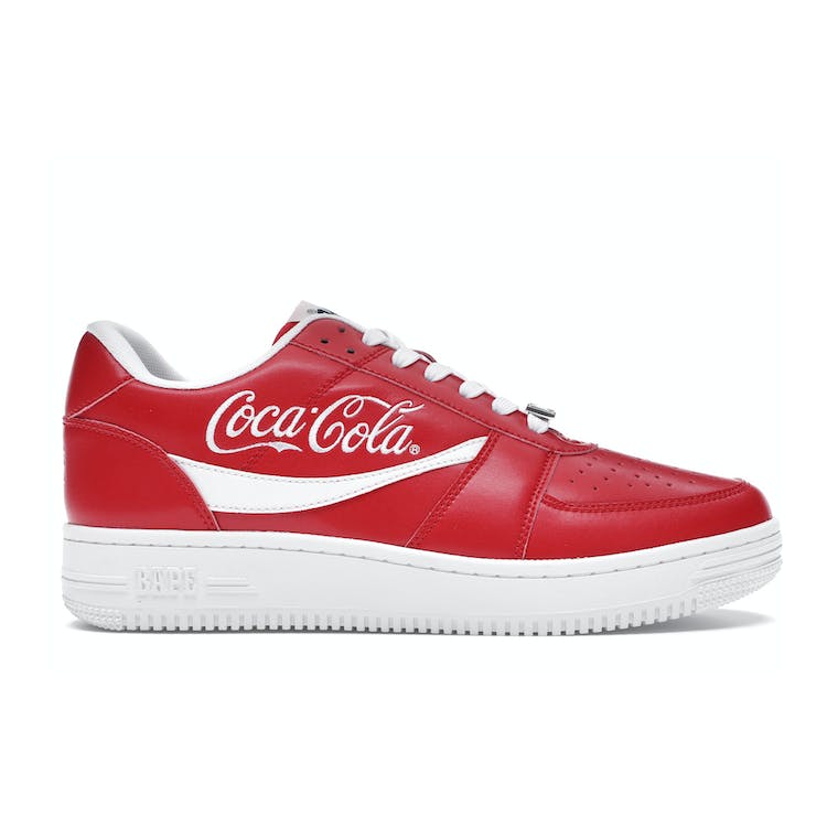 Image of A Bathing Ape Bape Sta Low Coca-Cola Red