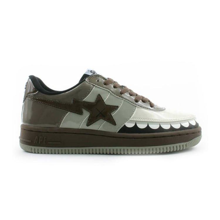 Image of A Bathing Ape Bape Sta Low KAWS Chompers Brown