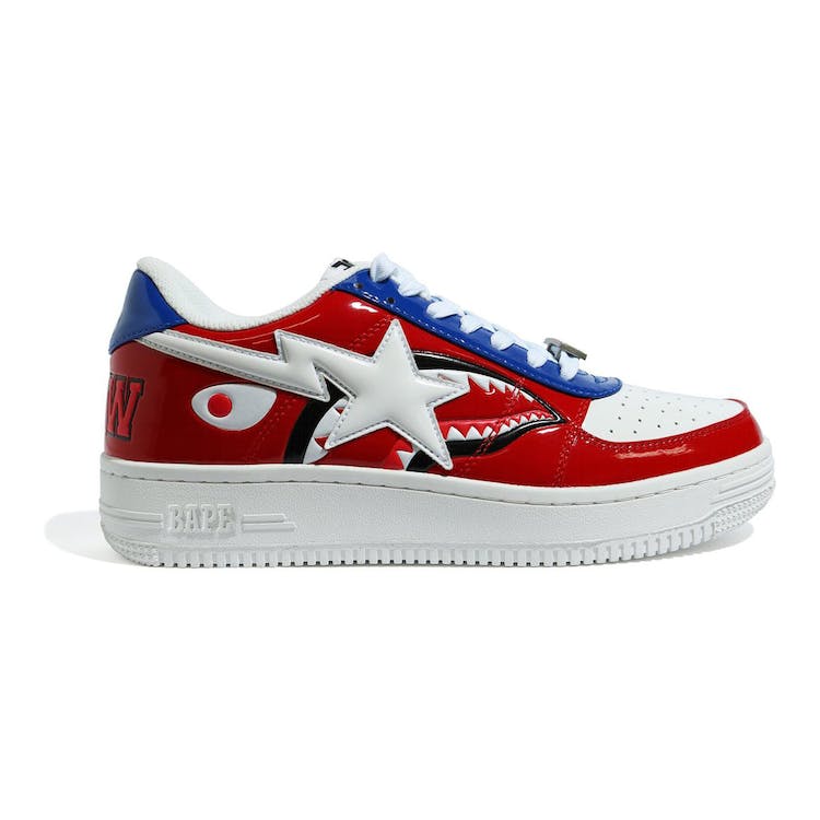 Image of A Bathing Ape Bape Sta Low M2 20th Anniversary Patent Red