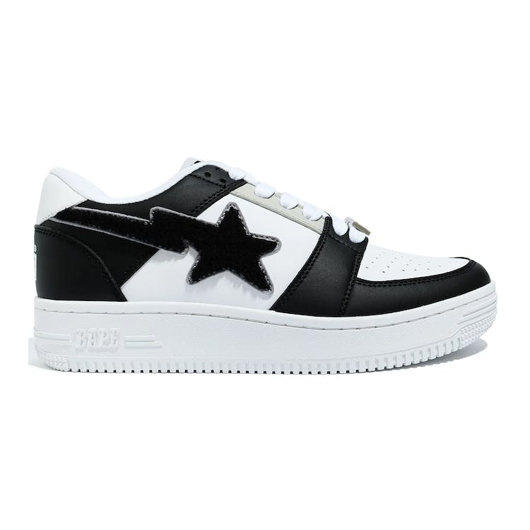 Image of A Bathing Ape Bape Sta Low Patched Black