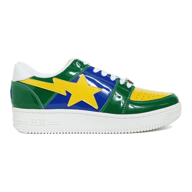Image of A Bathing Ape Bape Sta Low Tri-Color Green (2018)