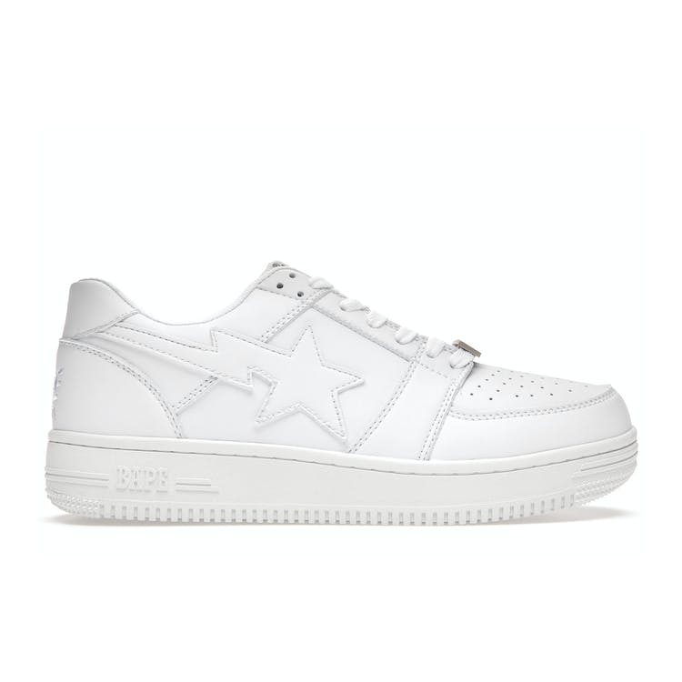 Image of A Bathing Ape Bape Sta Low White Leather (2020)
