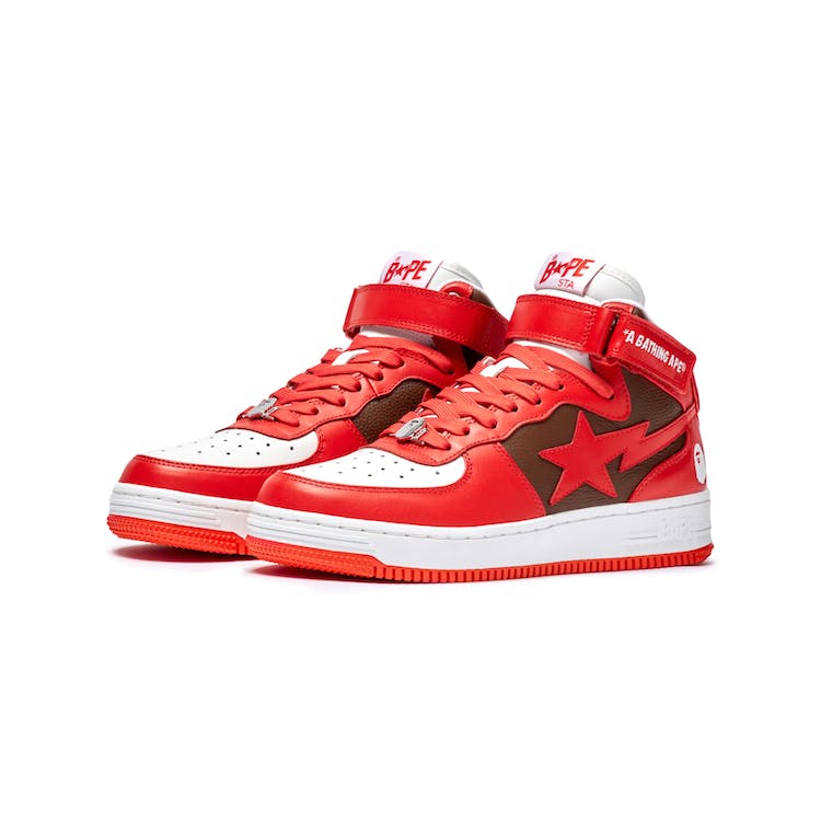 Image of A Bathing Ape Bape Sta Mid Red (2022)