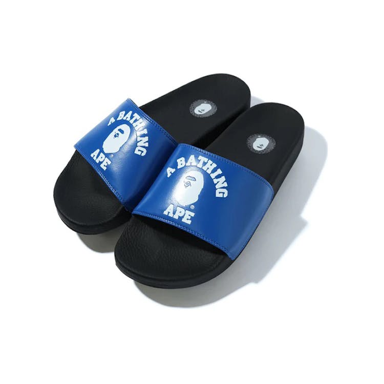Image of A Bathing Ape College Slide Sandals Blue (FW22)