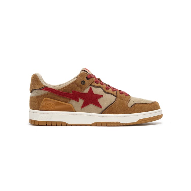 Image of A Bathing Ape Sk8 Sta Wheat Red
