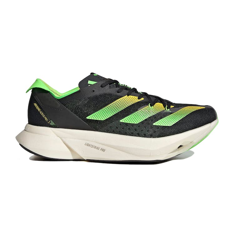 Image of adidas Adios Pro 3 Black Beam Yellow Solar Green