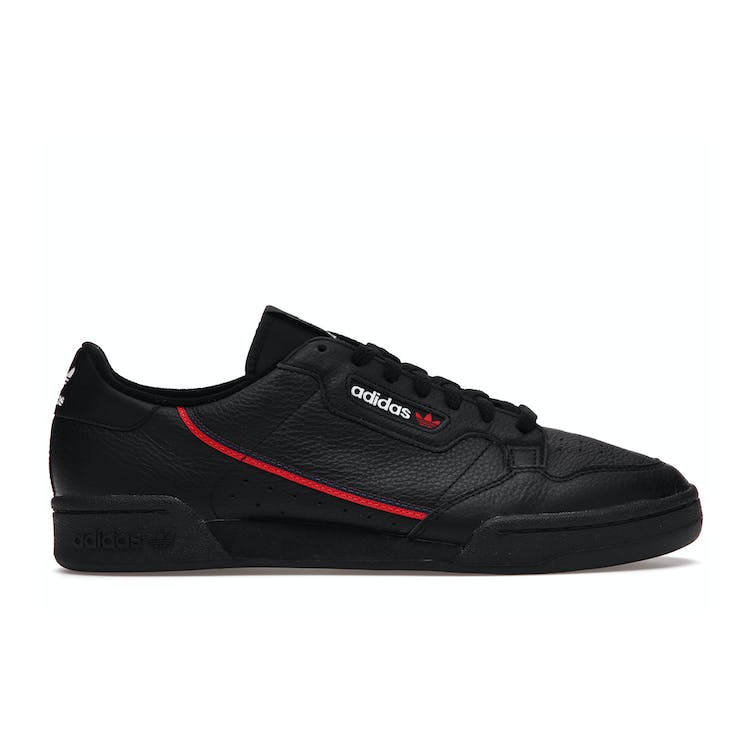 Image of adidas Continental 80 Black Scarlet Red