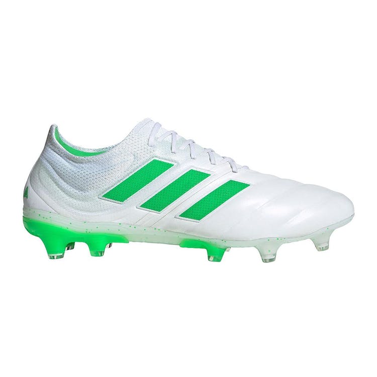 Image of adidas Copa 19.1 Firm Ground Cloud White Solar Lime