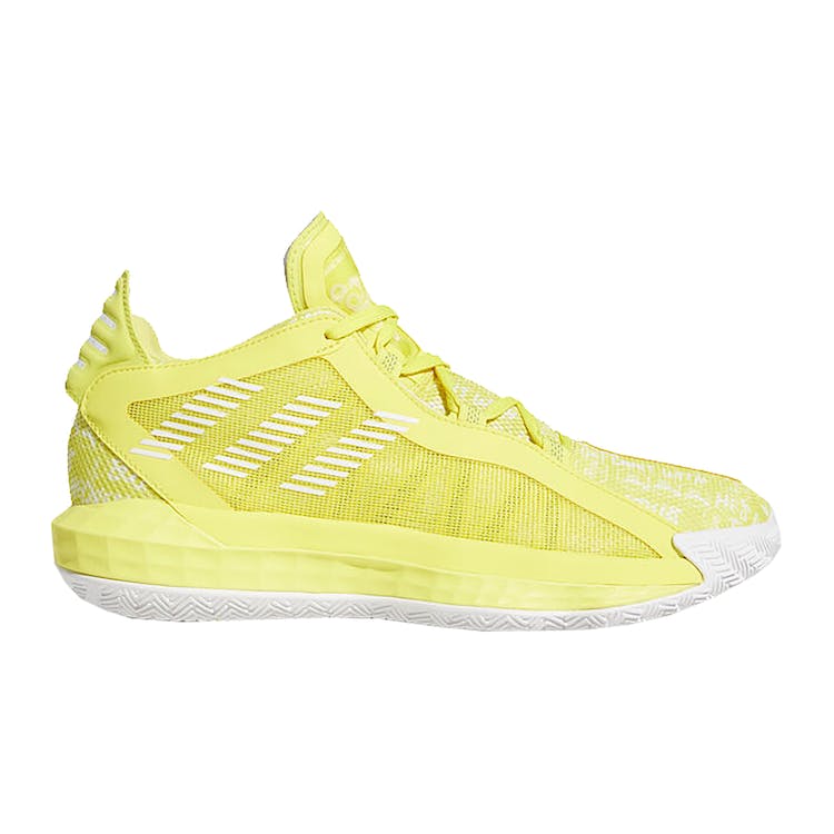 Image of adidas Dame 6 Shock Yellow White