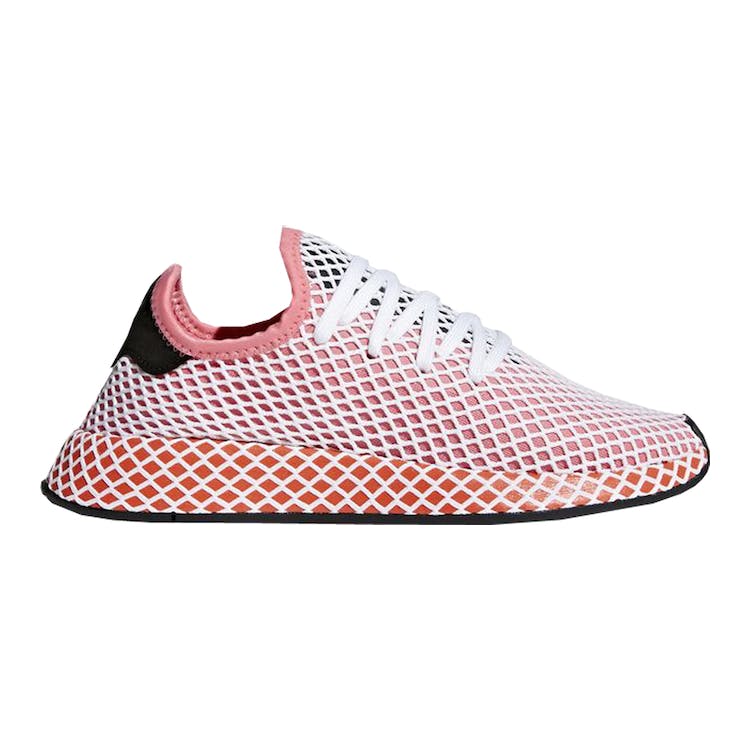 Image of adidas Deerupt Chalk Pink Bold Orange (W)