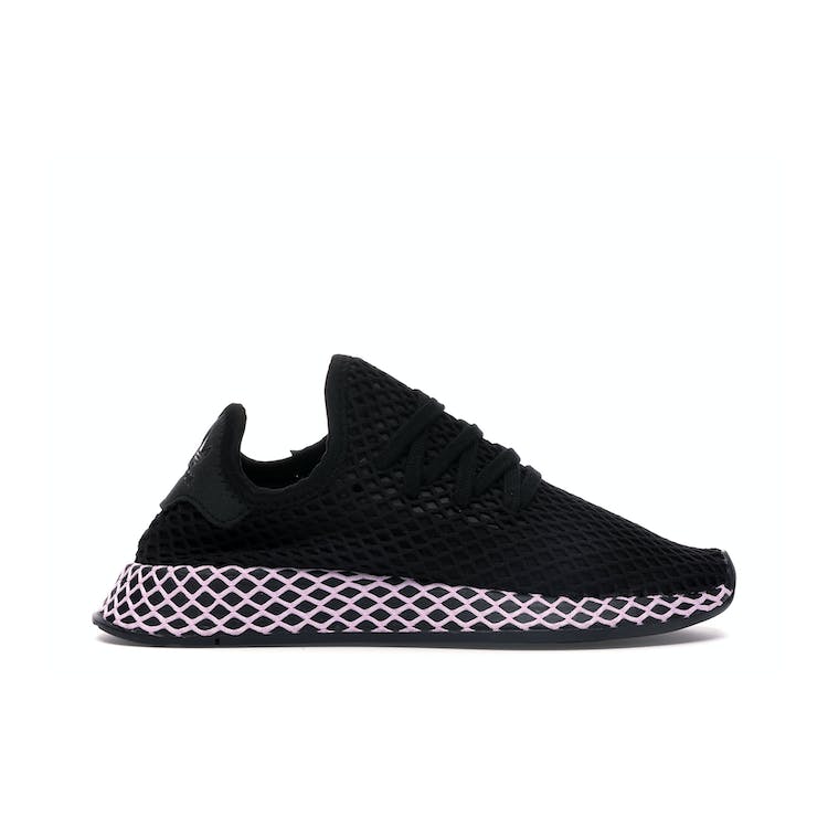 Image of adidas Deerupt Core Black Clear Lilac (W)