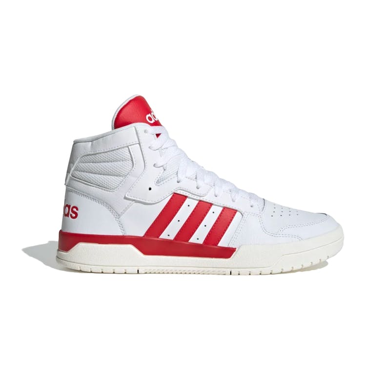 Image of adidas Entrap Mid Cloud White, Scarlet