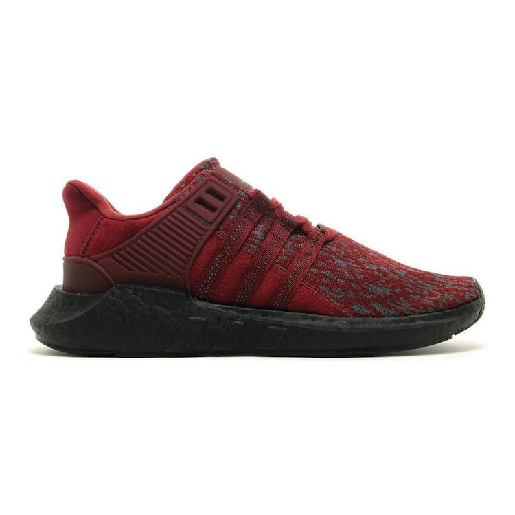 Image of adidas EQT Support 93/17 JD Sports Burgundy Suede