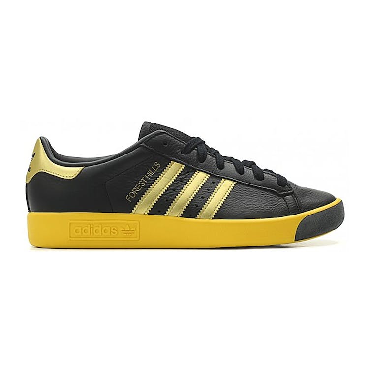 Image of adidas Forest Hills Black Gold Yellow