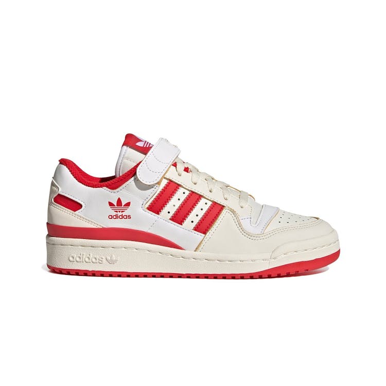 Image of adidas Forum 84 Low Off White Vivid Red Footwear White (W)