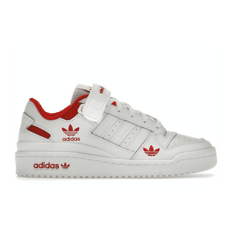 Image of adidas Forum Low Cloud White Red