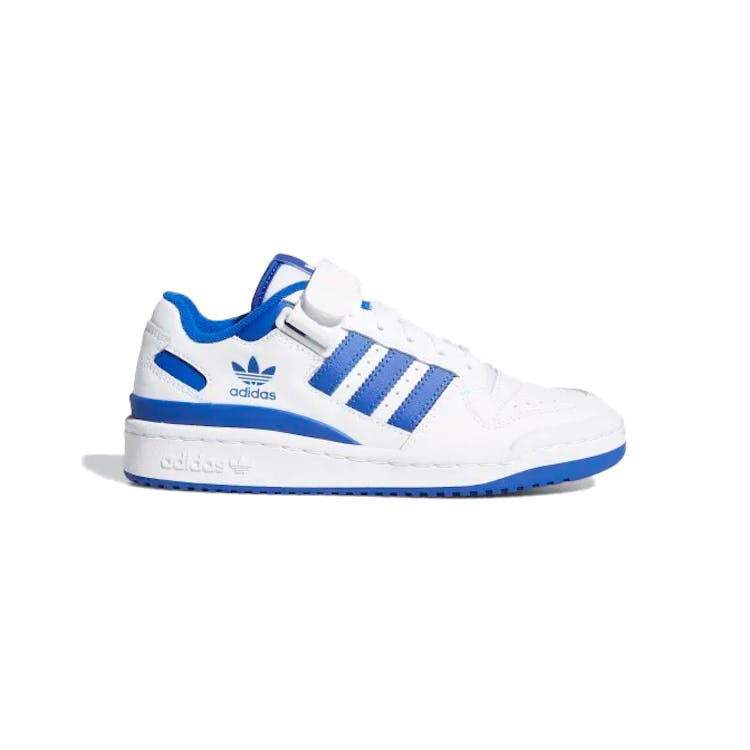 Image of adidas Forum Low White Royal Blue (Youth)
