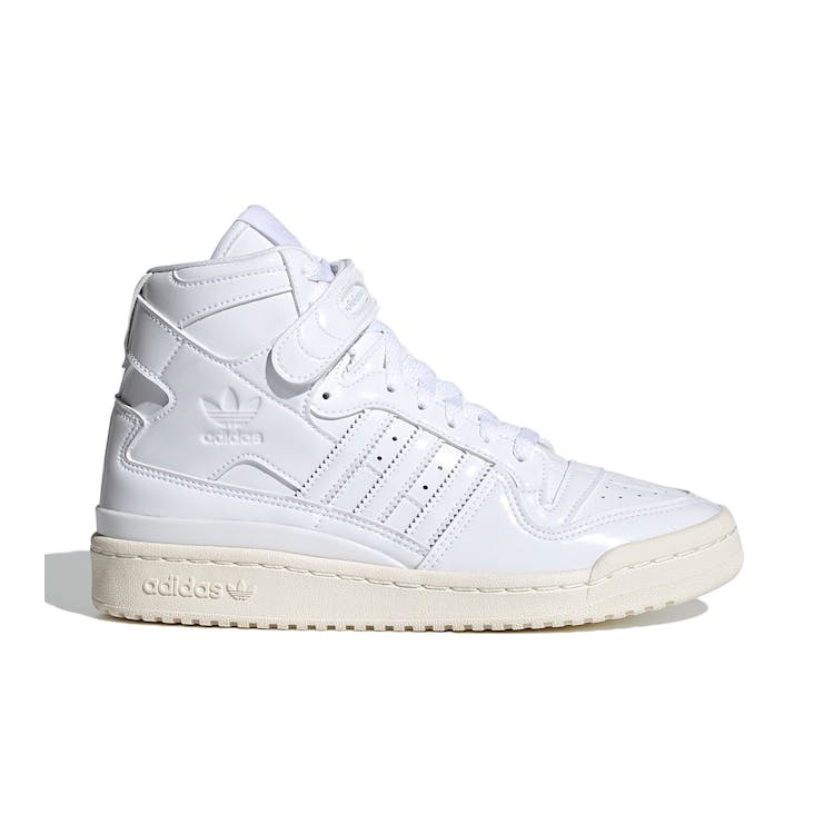 Image of adidas Forum Mid Triple White Patent Leather (W)