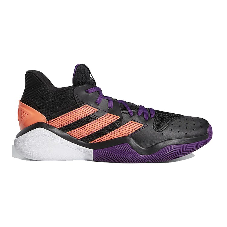 Image of adidas Harden Stepback Black Purple Coral