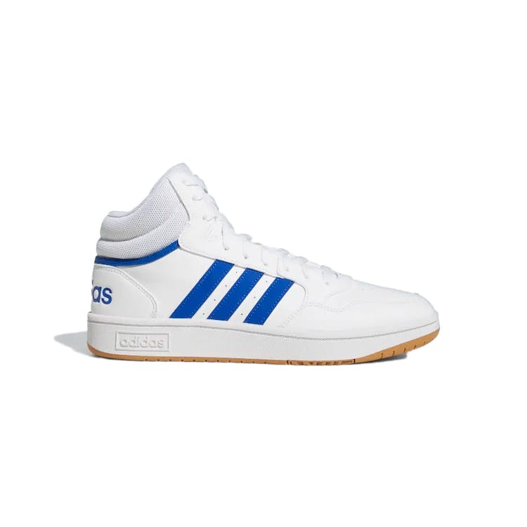 Image of adidas Hoops 3.0 Mid White Royal Blue