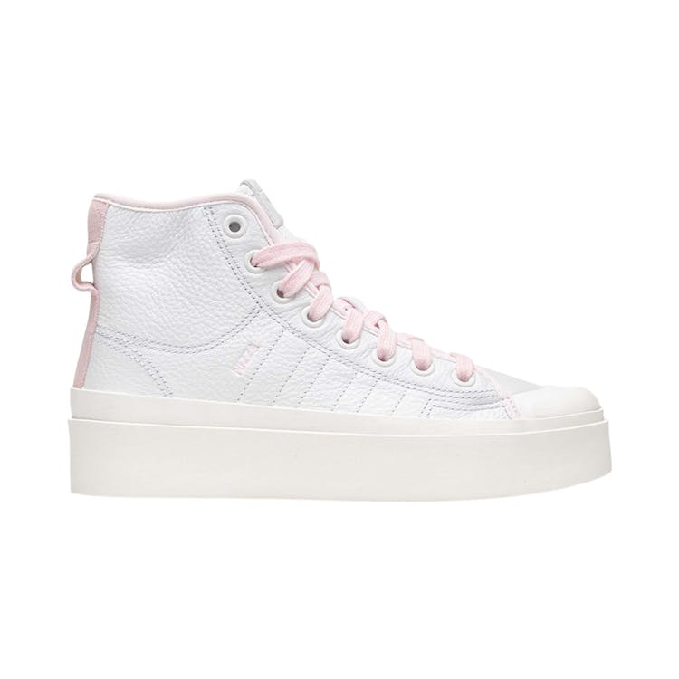 Image of adidas Nizza Bonega Platform Mid Crystal White Cloud White Almost Pink (W)
