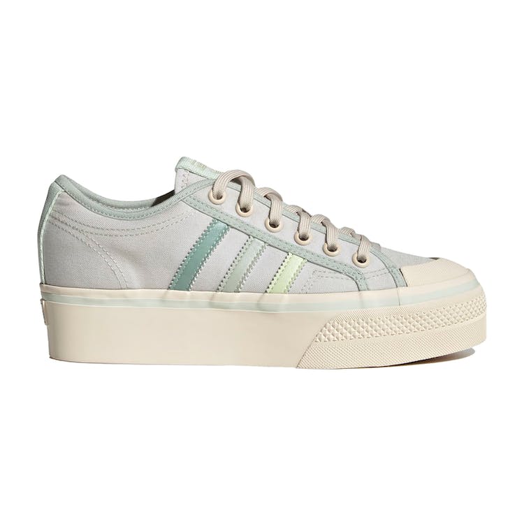 Image of adidas Nizza Platform Lo Parley Almost Lime (W)
