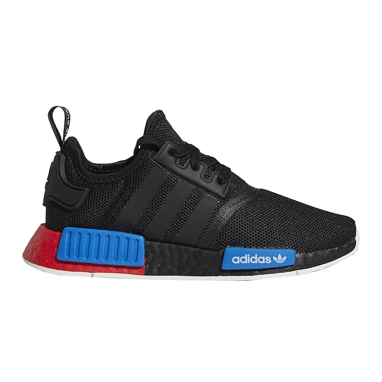 Image of adidas NMD R1 Black Red Blue (GS)