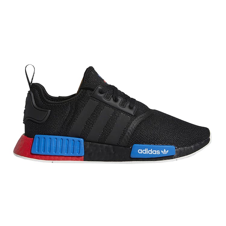 Image of adidas NMD R1 Black Red Blue