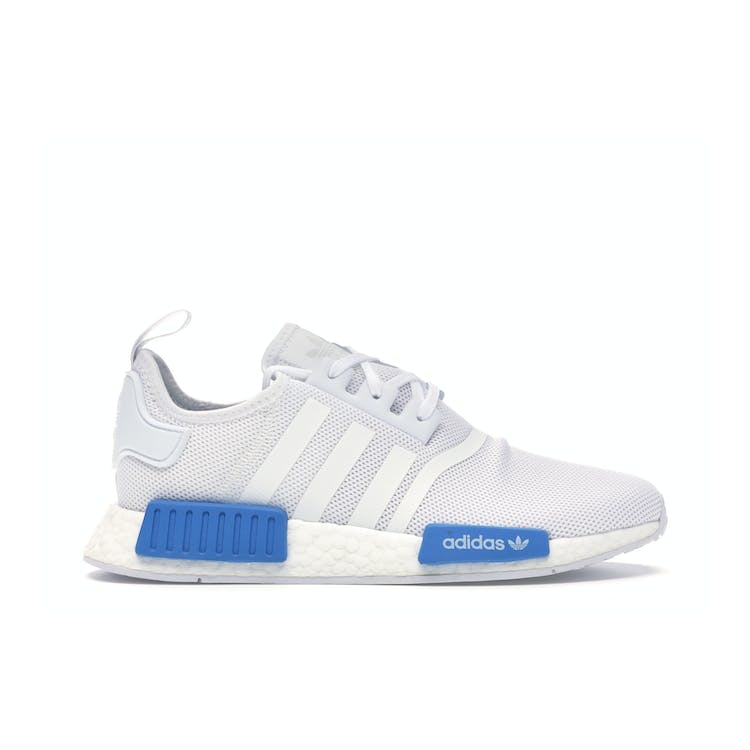 Image of adidas NMD R1 Cloud White Bright Blue (Youth)