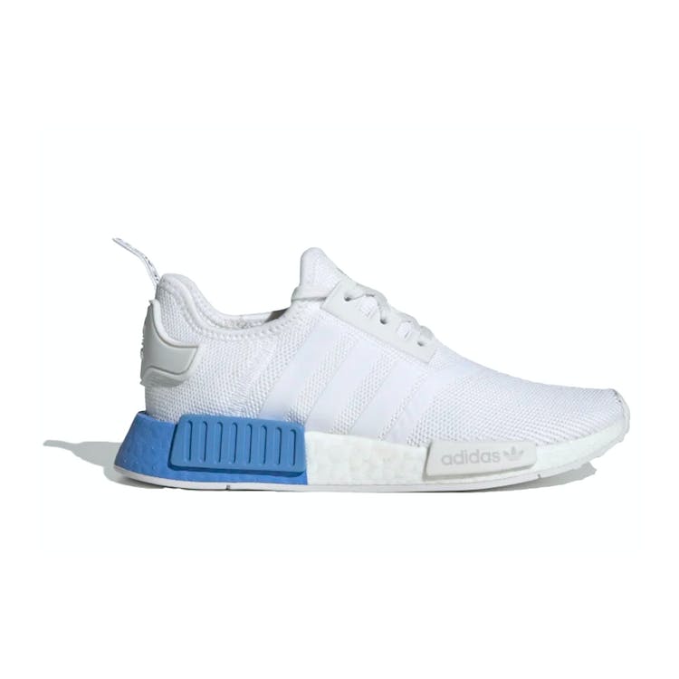 Image of adidas NMD R1 Cloud White Real Blue (GS)