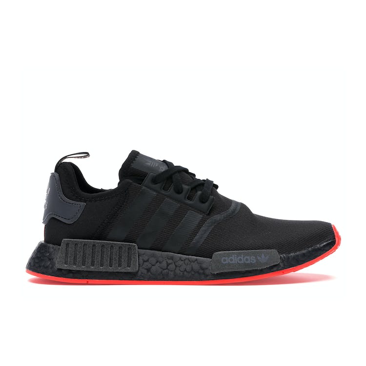 Image of adidas NMD R1 Core Black Solar Red