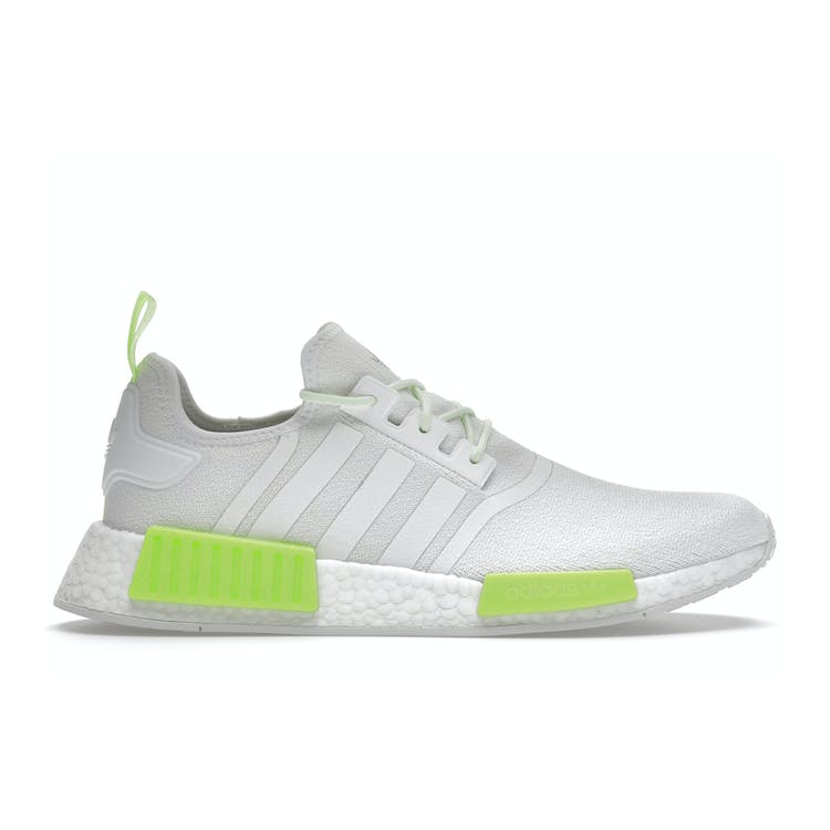 Image of adidas NMD R1 Crystal White Solar Green