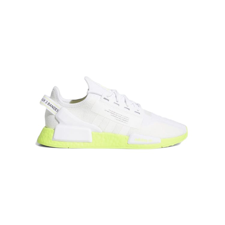 Image of adidas NMD_R1 V2 Cloud White Neon
